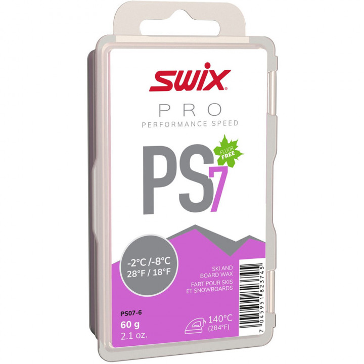 Парафин Swix PS7 Violet (-2-8) 60 гр